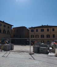 sansepolcro piazza torre di berta lavori riqualificazione ripavimentazione